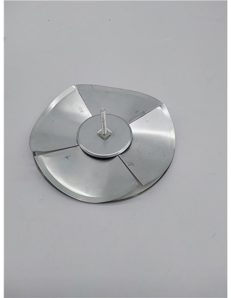 FIREFIX 2097/1 Tapa para orificios de chimenea con embudo de expansión y aislamiento, cubierta de chimenea de acero galvanizado 