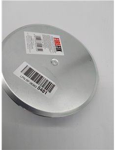 FIREFIX 2097/1 Tapa para orificios de chimenea con embudo de expansión y aislamiento, cubierta de chimenea de acero galvanizado  2