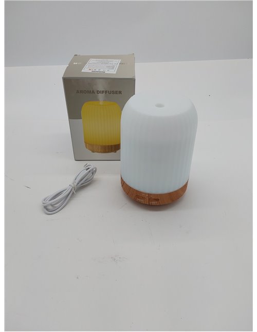 Máquina de Aromaterapia de 250 Ml, Humidificador con Luz LED, Difusor de Aceite Silencioso por USB, Humidificador de Aire con Lu
