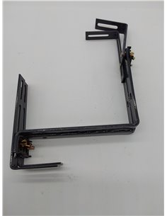 com-four® 4x Soporte de Maceteros para Parapetos y Barandas de Balcón - Soporte de Jardineras Universalmente Adecuado y Ajustabl 2