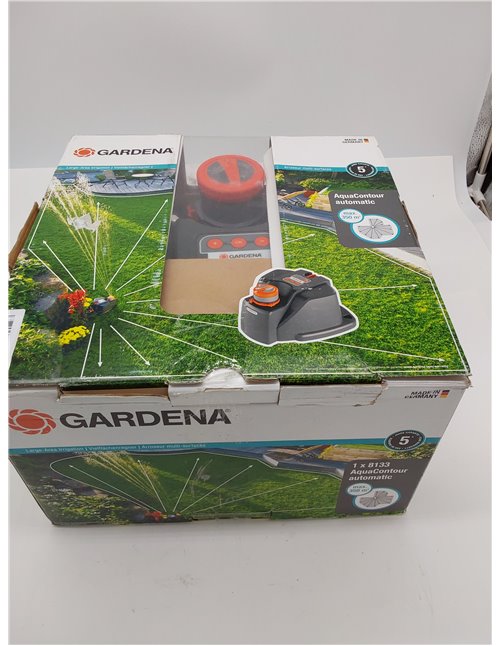 Gardena Original Comfort Aqua Contour Aspersor de superficie asimétrico automático riego de superficie para regar jardines, fáci