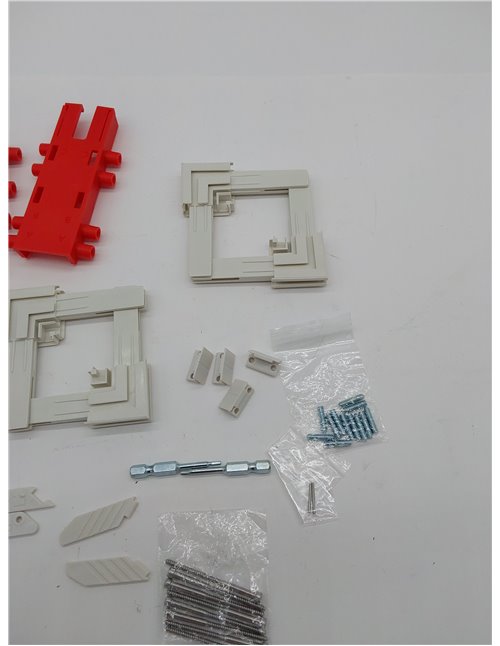 Windhager Juego de Conectores de Esquina para mosquitera, Marco Tensor para Ventanas y Puertas de plástico, Color Blanco, 03534