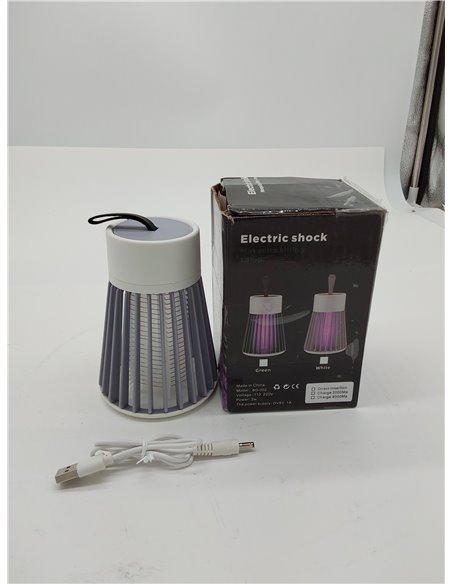 Anti Mosquitos Electrónico, Mata Mosquitos Electrico Interior, Lampara Antimosquitos Recargable, Antimosquitos USB, Matamoscas E