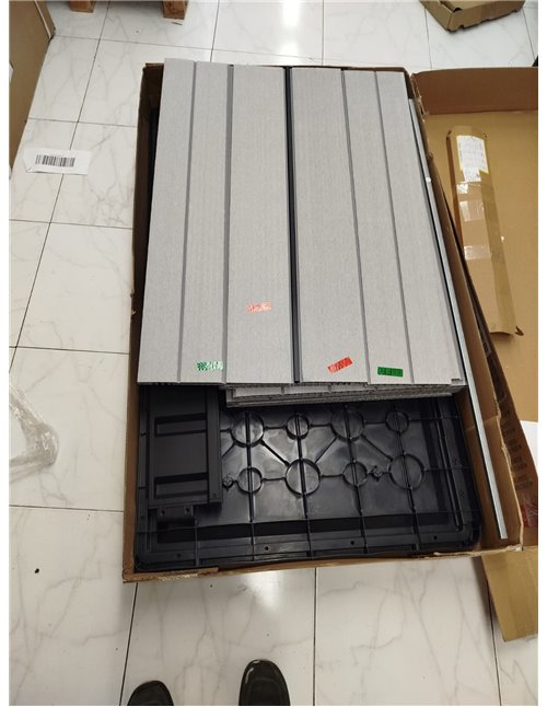 Keter Grande Store- Cobertizo de jardín exterior, 2020L, Color gris, tecnología Duotech paredes aptas para pintar, 109.3x132.5x1