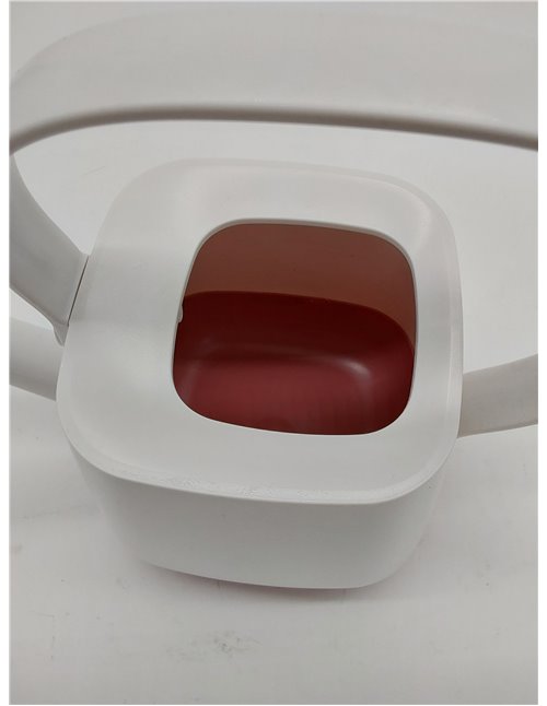 Lechuza 13890 YULA - Regadera (1,7 L), Color Blanco y Rosa