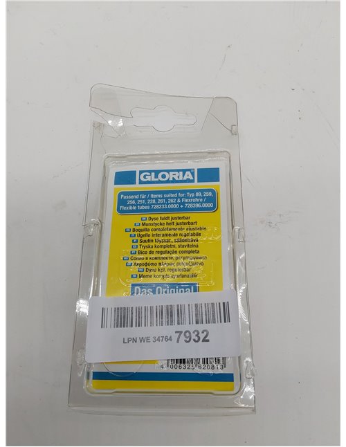 GLORIA - Boquilla cónica hueca de latón, ajustable