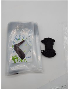 Lona Impermeable Transparente con Ojales, para Muebles de jardín, para Exteriores, Impermeable, Aislamiento de Plantas, Resisten 2