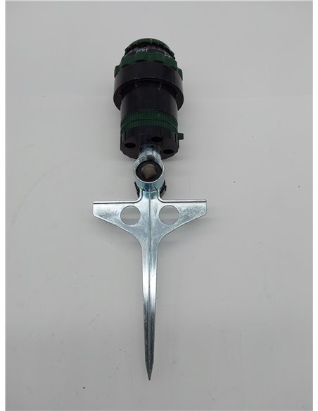 Orbit 58573N H2O-6 Aspersor de transmisión por Engranajes, Spike B 58573, Verde