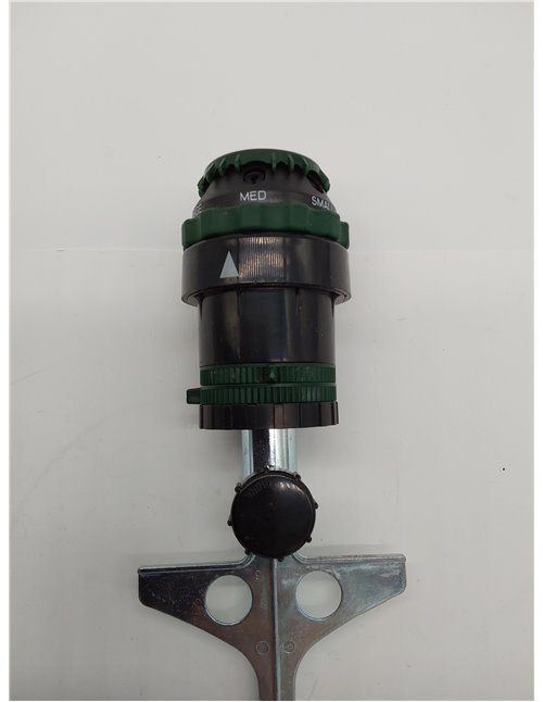 Orbit 58573N H2O-6 Aspersor de transmisión por Engranajes, Spike B 58573, Verde