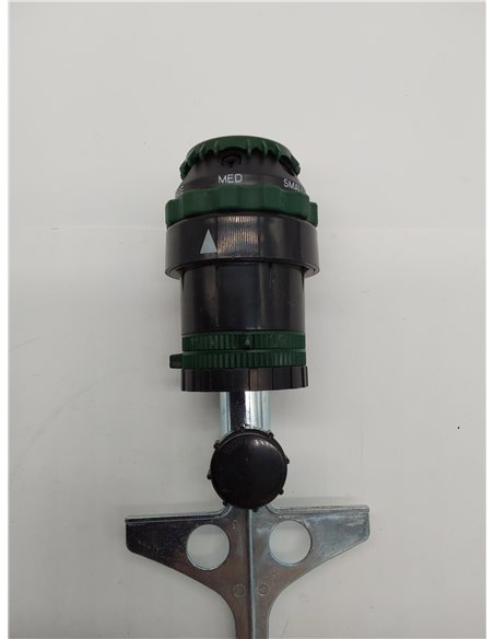 Orbit 58573N H2O-6 Aspersor de transmisión por Engranajes, Spike B 58573, Verde