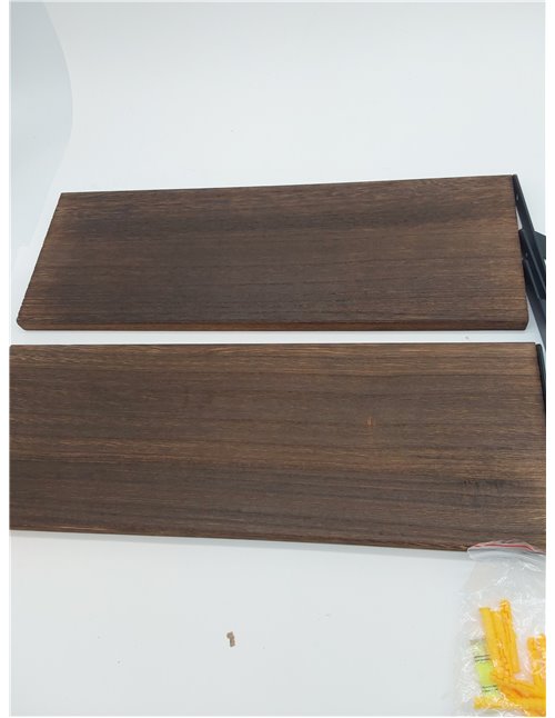 Uten Estantes Pared, Juego de 2 Flotantes Baldas Pared de Madera de 42 cm, Carga Máxima 30 kg, Adecuado para Dormitorio, Sala de