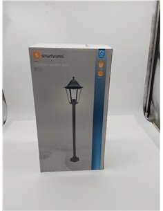 Smartwares 10.009.16 Farol clásico, aluminio/cristal, Negro, 1.25 m 2