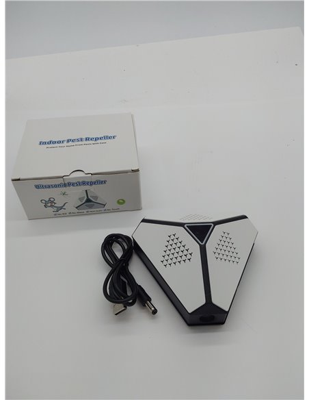 Ultrasonidos para ratas 2025 murciélagos, repelente para ratones, repelente portátil para roedores por ultrasonidos, con luz LED