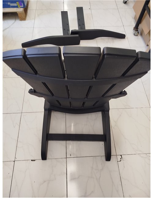 Keter Alpine Adirondack - Sillas de resina para exteriores con portavasos, perfectas para playa, piscina y asientos de hogueras
