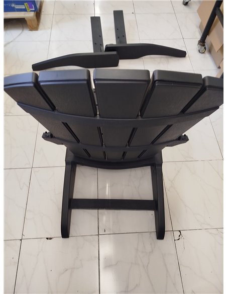 Keter Alpine Adirondack - Sillas de resina para exteriores con portavasos, perfectas para playa, piscina y asientos de hogueras
