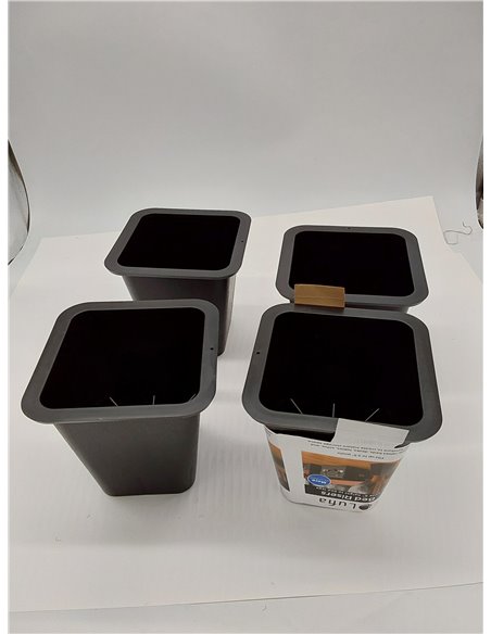 Lufia Elevadores de Muebles de Cama, Elevadores de Cama Resistentes de 15 cm para Sofá, Mesa, Silla o Escritorio, Juego de 4 Ele