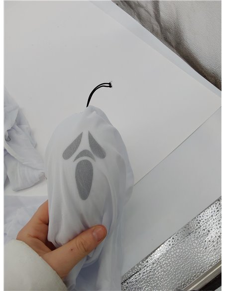 Fantasmas Colgantes de Halloween (3 Pcs), Decoración Espeluznante para Exteriores, Interiores y Fiestas de Jardín (60cm)