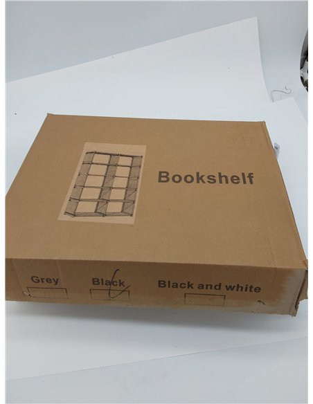 JIUYOTREE Estanterías de Cubos Estantería Modular Librería Abierta con 10 Cubos Adecuado para Estudio, Sala de Estar, Dormitorio