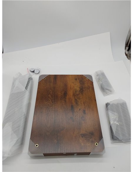 APICIZON 3 Tier Mesita Auxiliar, Mesa Auxiliar Salon, Mesita de Noche Estrecha con Espacio de Almacenamiento, 40x30x61.5cm, Mesi