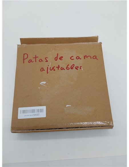 4Pcs Patas de Cama Ajustable, Pies Negros para Gabinete de Acero Espesante 18-33cm Soporte para Muebles DIY Mesa o Sofá