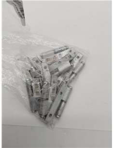 Alberts 340919 Bisagra universal, A la izquierda o a la derecha, Galvanizado Sendzimir, 94 x 45 mm 2