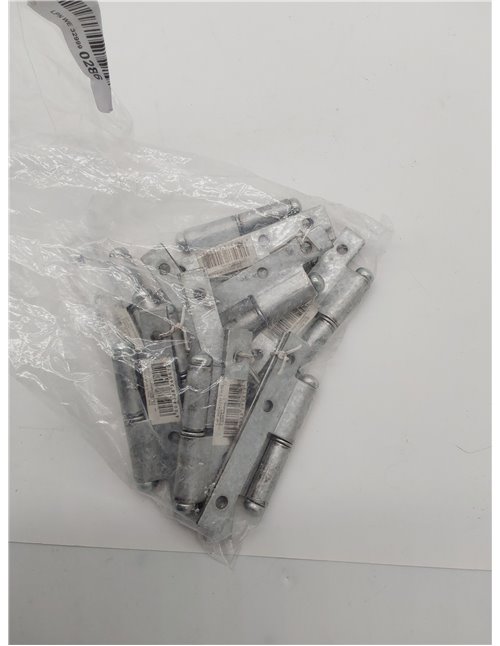 Alberts 340919 Bisagra universal, A la izquierda o a la derecha, Galvanizado Sendzimir, 94 x 45 mm