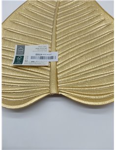 HOME DECO FACTORY - HD0457 Vacía Bolsillos Hoja Dorada - Almacenamiento Decorativo para Llaves y Joyas - Diseñado para Consola o 2