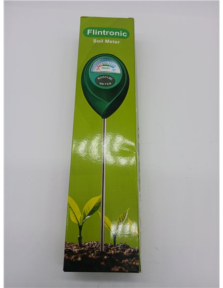 flintronic 1PC Medidor de Humedad del Suelo, Probador de Suelo Preciso, Probador de Humedad de Agricultura/Jardín, no se Necesit