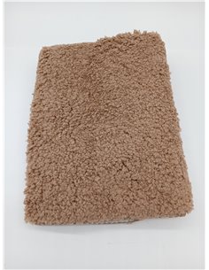 MIULEE 1 Pieza Alfombra de Forma de U Pelusa Rizada Suave Antipolvo Antideslizante Absorbente Alfombra Lavable para Baño 45 x 45 2