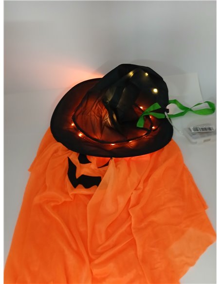 2 Piezas Fantasma Halloween Decoracion con Luces Led, Fantasmas Colgantes para Exterior, Decoracion Halloween para Patio y Jardí