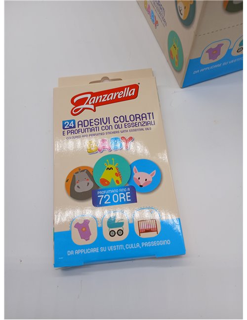 Repelente de mosquitos, 12 x 24 pegatinas difusoras de mosquitos para bebés, con repelente de mosquitos a base de aceites esenci