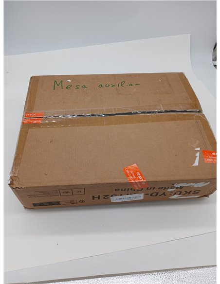 Mesa Auxiliar de Diseño en Forma de S, Mesa Auxiliar para Sofá, Mesita de Noche de Estilo Industrial para Sala de Estar, Dormito