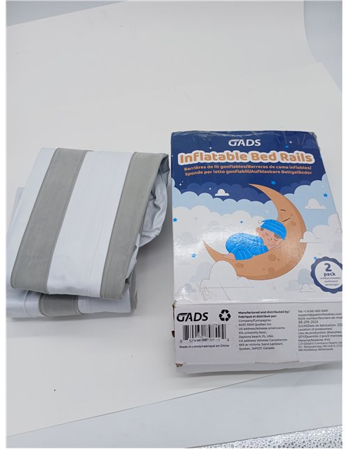 Pack 2 Barreras de Cama Inflables para Niños Pequeños - Barreras de Viaje Seguras - Protector de Cama para Niños - Barreras I