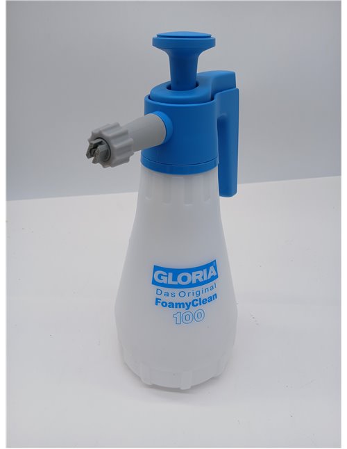 GLORIA FoamyClean 100 - Pulverizador de espuma para coche, generador de espuma activa ajustable para limpieza de coche, pulveriz