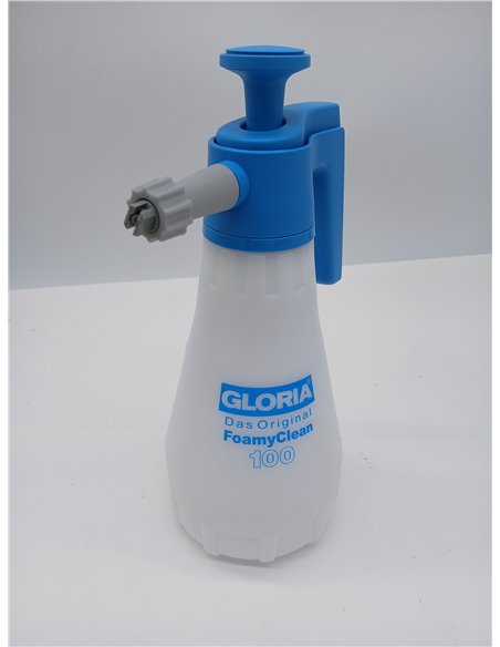 GLORIA FoamyClean 100 - Pulverizador de espuma para coche, generador de espuma activa ajustable para limpieza de coche, pulveriz