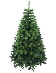 Solagua Árbol de Navidad Artificial Extra Relleno Abeto de Doble Hojas Combinadas 150-240cm Arboles C/Soporte Metálico (Verde, 2