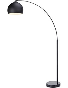 Lámpara LED de Pie Estándar Curvada y Cromada Arquer Versanora VN-L00013-EU