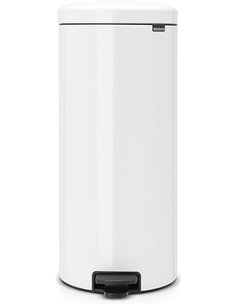 Brabantia NewIcon 30 Litre Pedal Bin - White