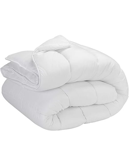 PIKOLIN Home - Edredón Nórdico 240x220 cm, Relleno Cama 150/160, Fibra 500 gr Invierno, Tratamiento Aloe Vera, Dermoprotector y 