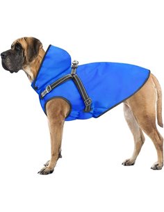 Mosucoirl Chubasqueros para Perros, Impermeable con Capucha para Perros pequeños, medianos, Grandes y Cachorros