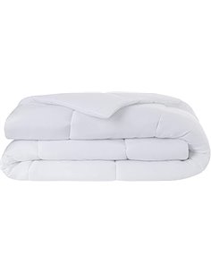 Todocama - Edredón/Relleno nórdico de Fibra antiácaros, otoño-Invierno, 300gr/m², Color Blanco (Todas Las Medidas Disponibles). 