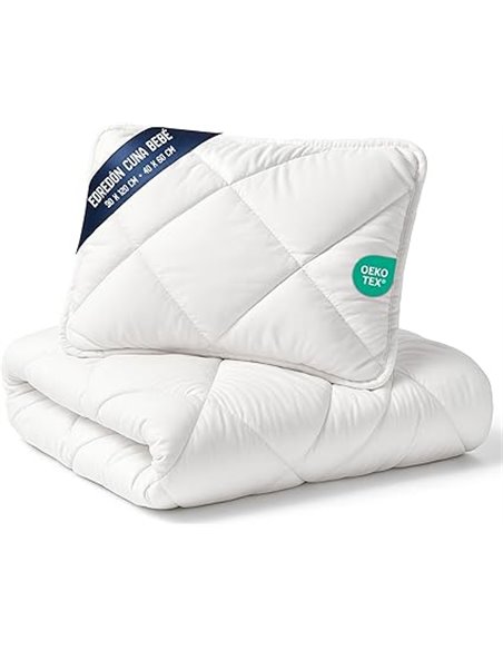 Totsy Baby Edredón Cuna 90x120 cm bebé - Relleno nórdico Suave y Transpirable Ideal para Cuna y Cama de bebé Apto para Todas Las