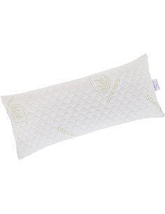 Todocama - Almohada viscoelástica Aloe Vera con Copos 100% viscoelásticos. Tejido Strech Aloe Vera. Termoregulable. Firmeza Medi