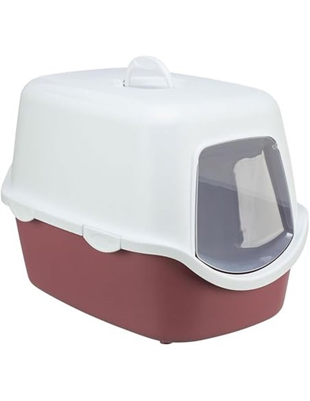 Trixie – Arena para Gatos, Color Frambuesa/Blanco, 10 L, Aglomerante, Baja en Polvo, Higiene Óptima para Gatos