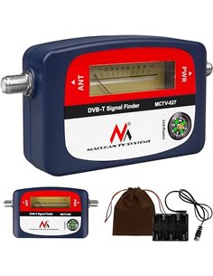 Maclean MCTV-627 - Localizador de señal terrestre DVB-T (VHF, UHF, TV, TNT)