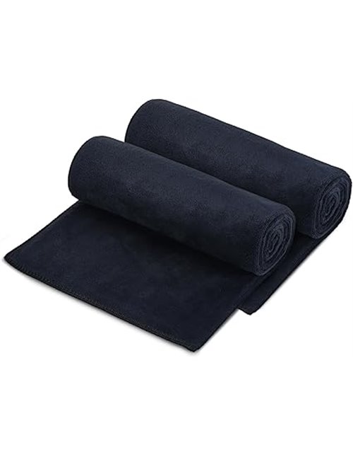 2 x Gym Towels, 100 x 50 cm Microfibre Gym Towel, Soft Microfibre Towels, Men's Women's Gyms, Strong Water Absorption Yoga Towel