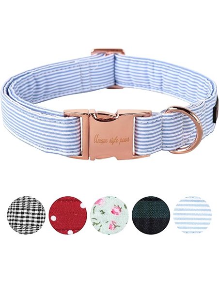 Unique Style Paws Collar para perros o gatos, ajustable, para perros y gatos, tamaño pequeño, mediano y grande
