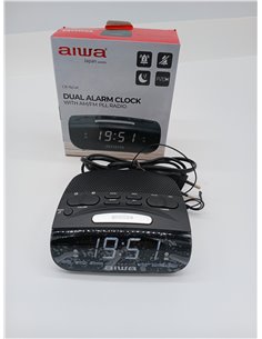 Aiwa CR-15: Radio Reloj Despertador, Pequeño, con función Snooze & Sleep, Despertador por Radio o Alarma 2
