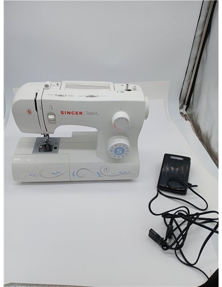 Singer Maquina De Coser Mecanica Talent 3323-30 Puntadas Utilitarias, Puntadas Ojal Totalmente Automático de un Paso, Zig-Zag Ha