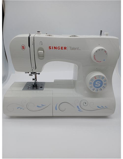 Singer Maquina De Coser Mecanica Talent 3323-30 Puntadas Utilitarias, Puntadas Ojal Totalmente Automático de un Paso, Zig-Zag Ha